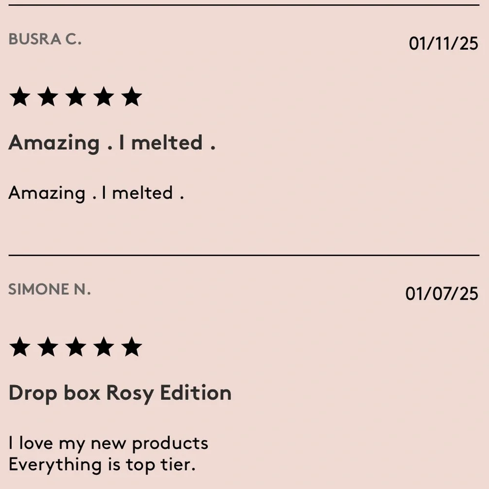 Fenty Beauty 6 Piece EXCLUSIVE DROP BOX: ROSY EDITION Set Bundle